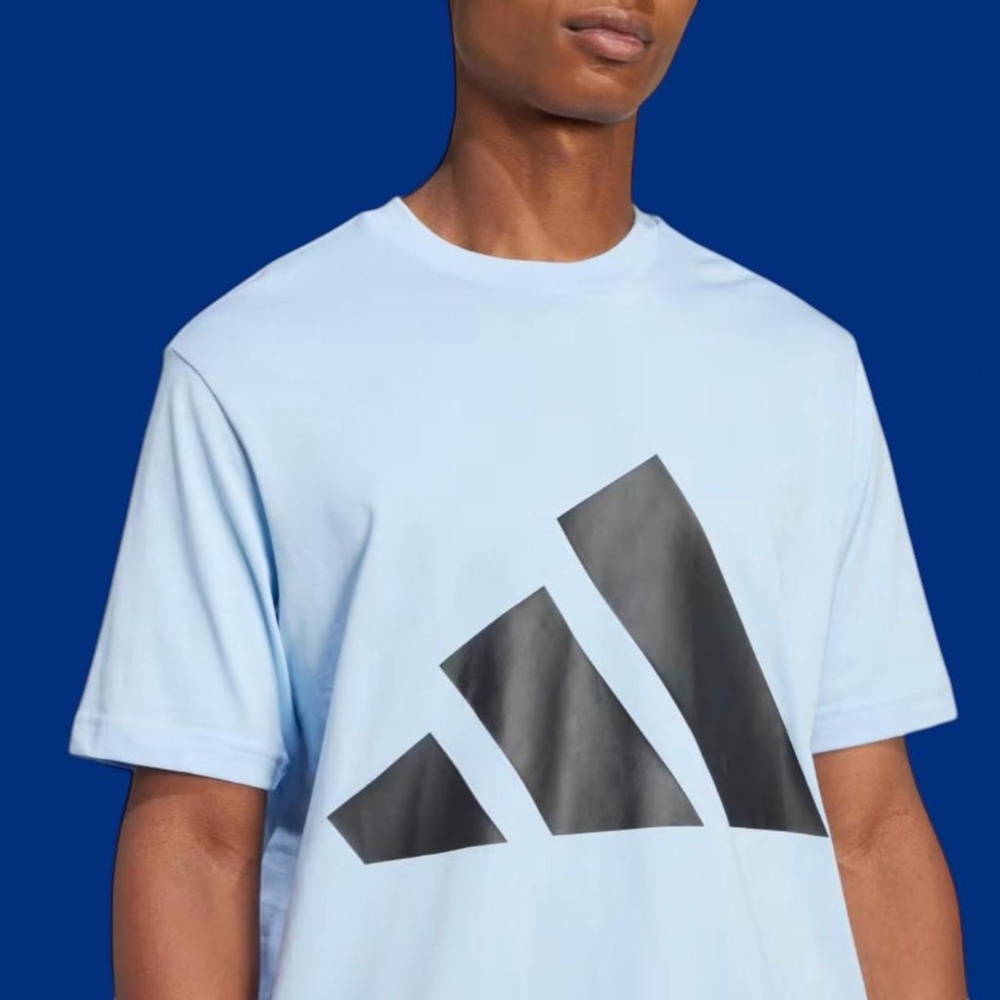Brand NEW - Adidas Blue Cotton T-Shirt